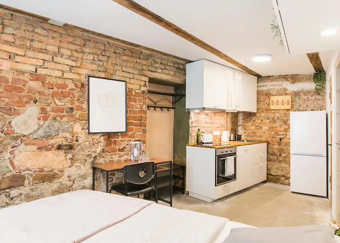 Neat Little With Free Parking Riga